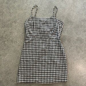 Lulu’s Side Effects Gingham Side-Tie Mini Dress